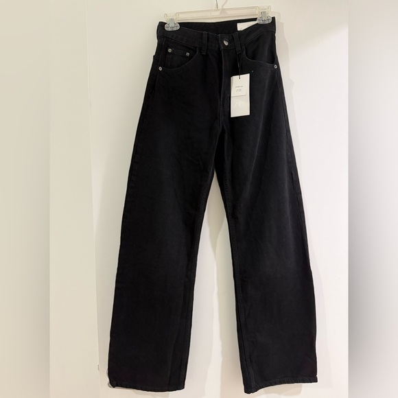 Zara Curve Black Denim Jeans - makes skinnier! High waist - Picture 1 of 4